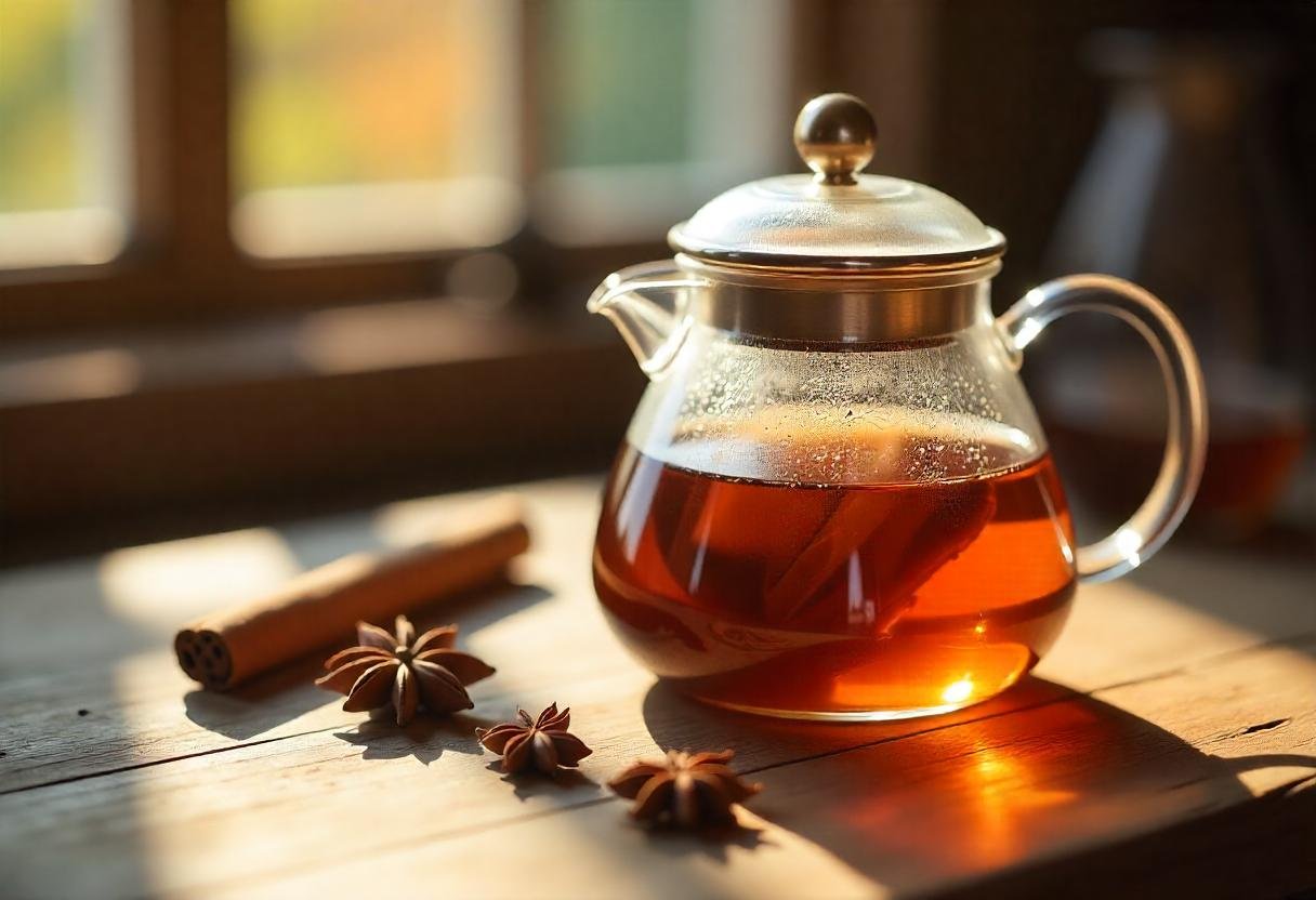 Cinnamon Tea Brewing