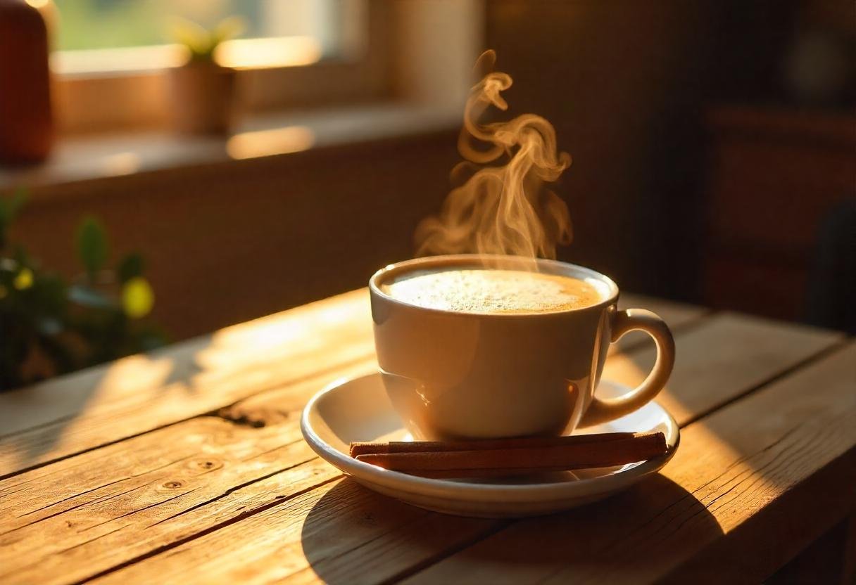 Homemade Black Tea Latte